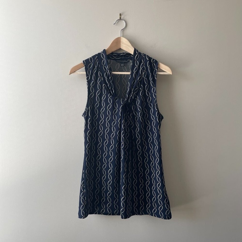 BANANA Republic | Sleeveless Gold Link Blouse